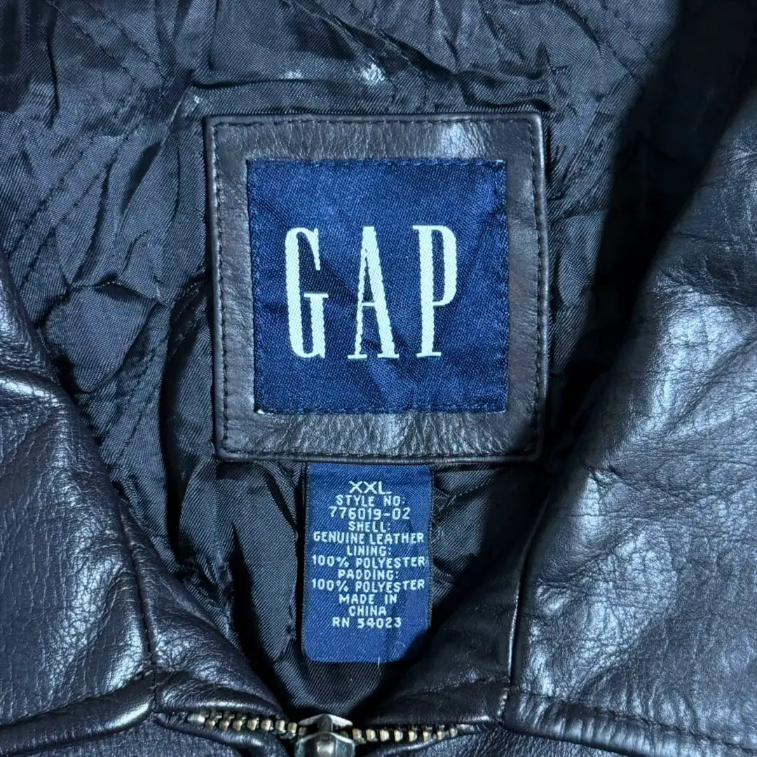 OLD GAP Nomura Kuniichi Zip-up Leather Jacket