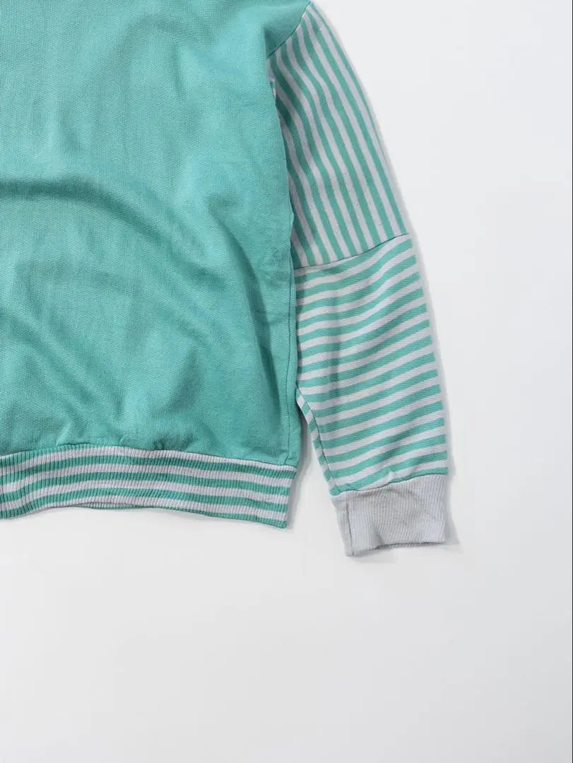 90s Italian made striped polo sweatshirt vintage vintage clothing