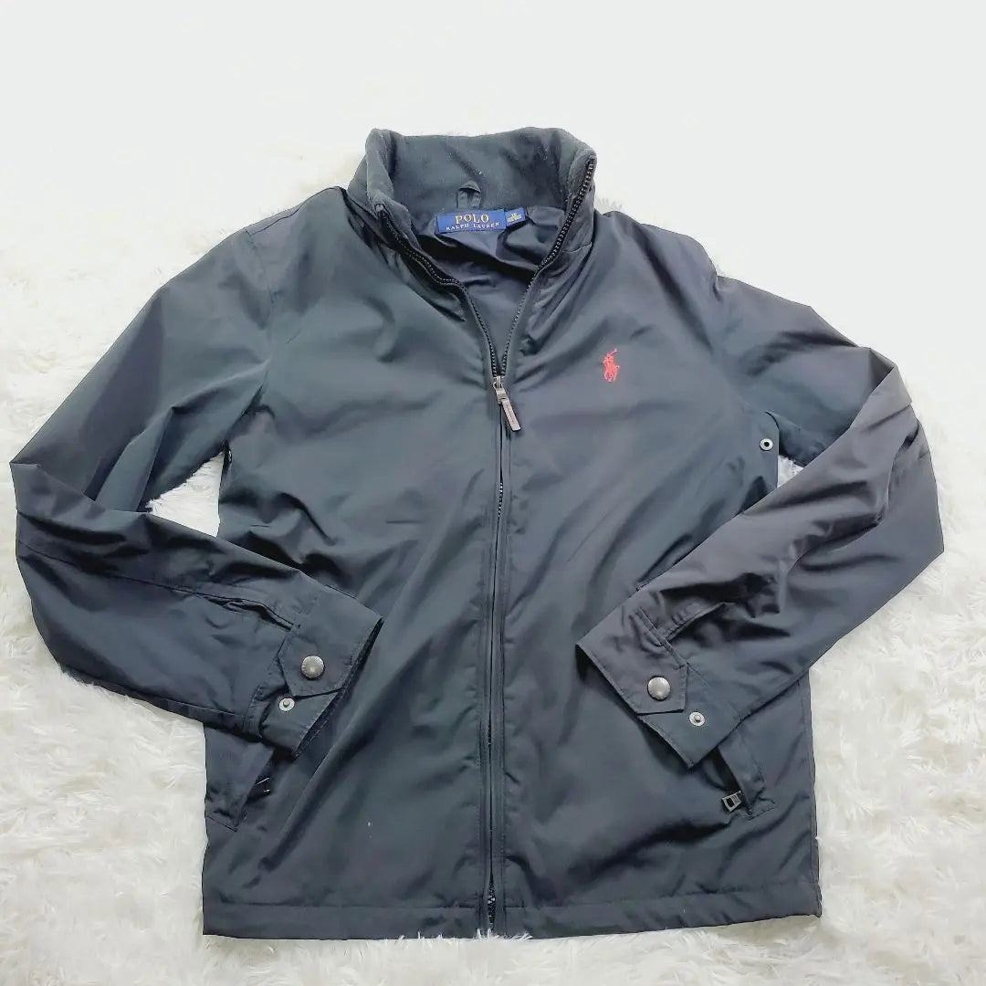 Polo Ralph Lauren jacket parka embroidery black available for men and women