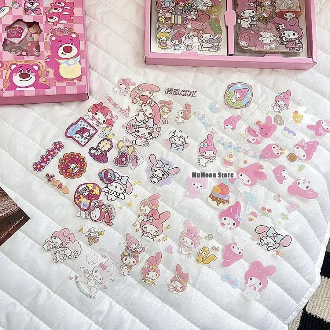 Sanrio My Melody Transparent Seal Clear Seal Waterproof Sticker Large Capacity WZ