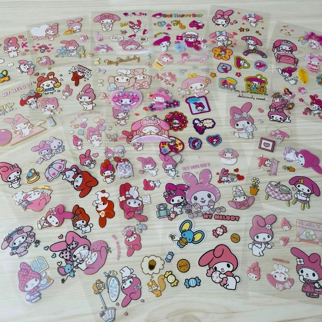 Sanrio My Melody Transparent Seal Clear Seal Waterproof Sticker Large Capacity WZ