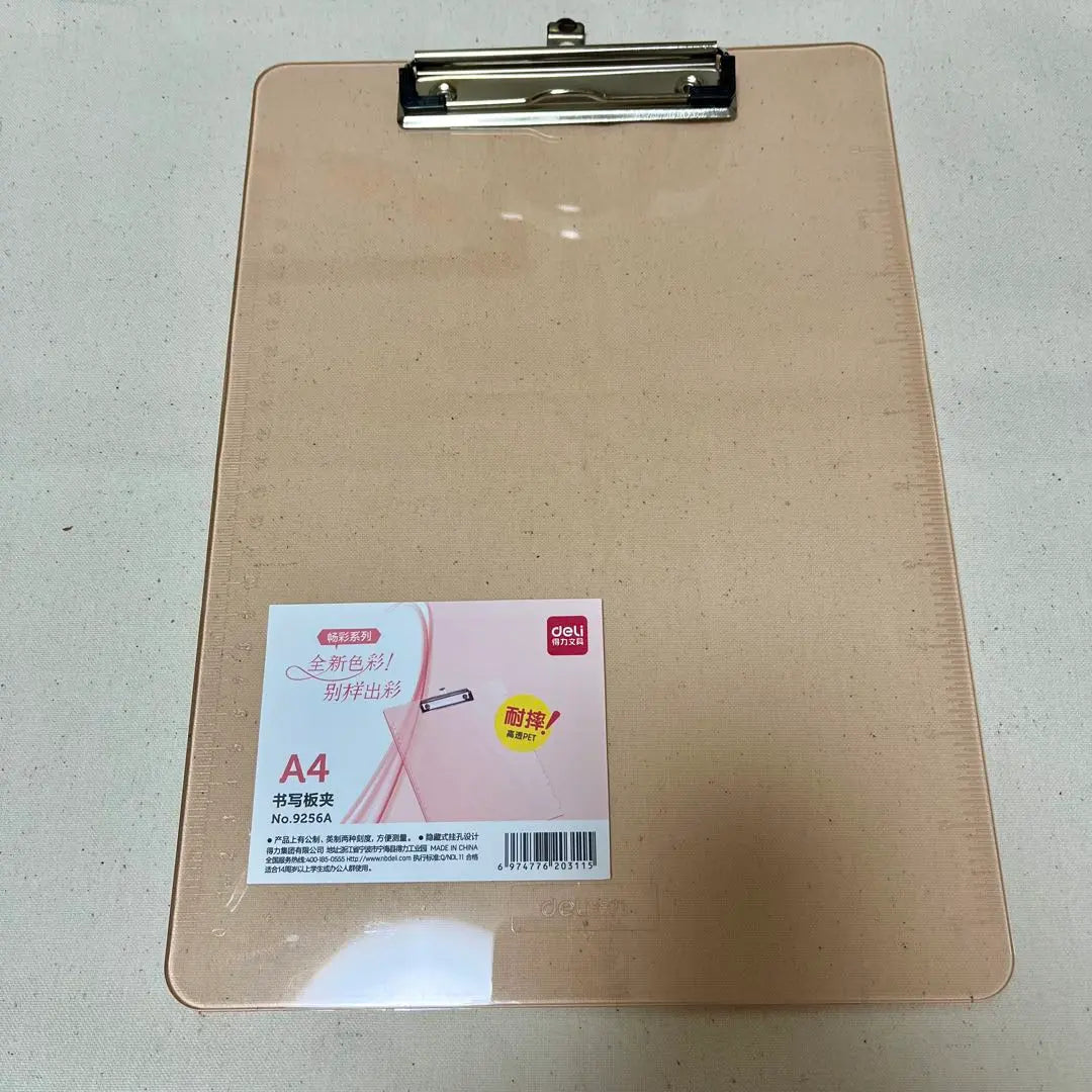 ☘️Memo board with clips, Clipboard, Documents, File storage, Semi-transparent, Pink