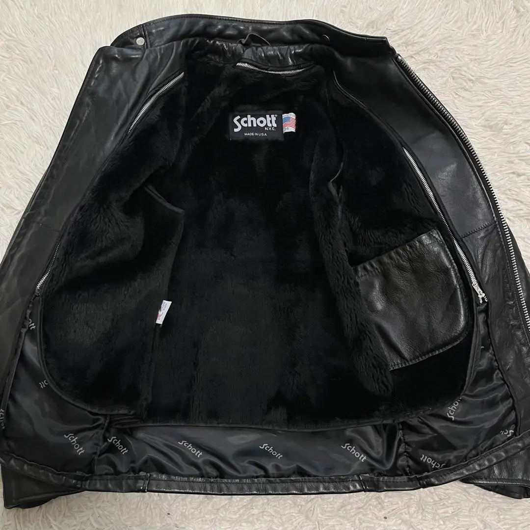 Superb condition Shot 641 Single rider jacket with liner Black