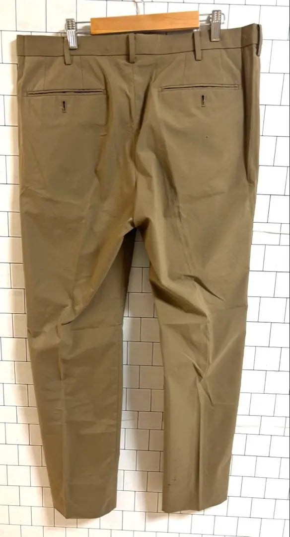 G1782 Uniqlo [L] Slacks Stretch Pants Normcore Classic Feel of Use