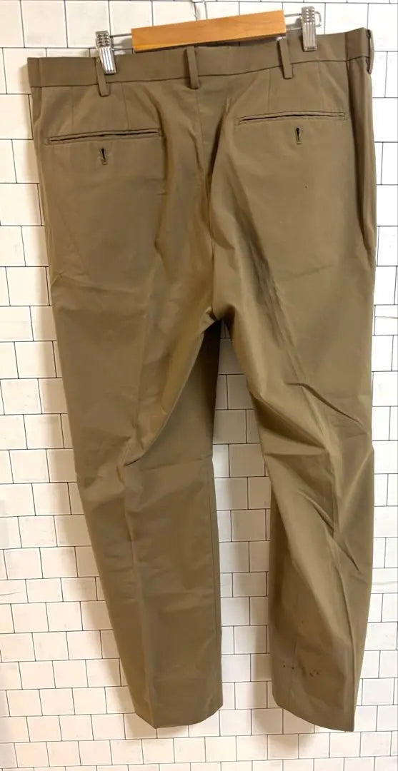 G1782 Uniqlo [L] Slacks Stretch Pants Normcore Classic Feel of Use