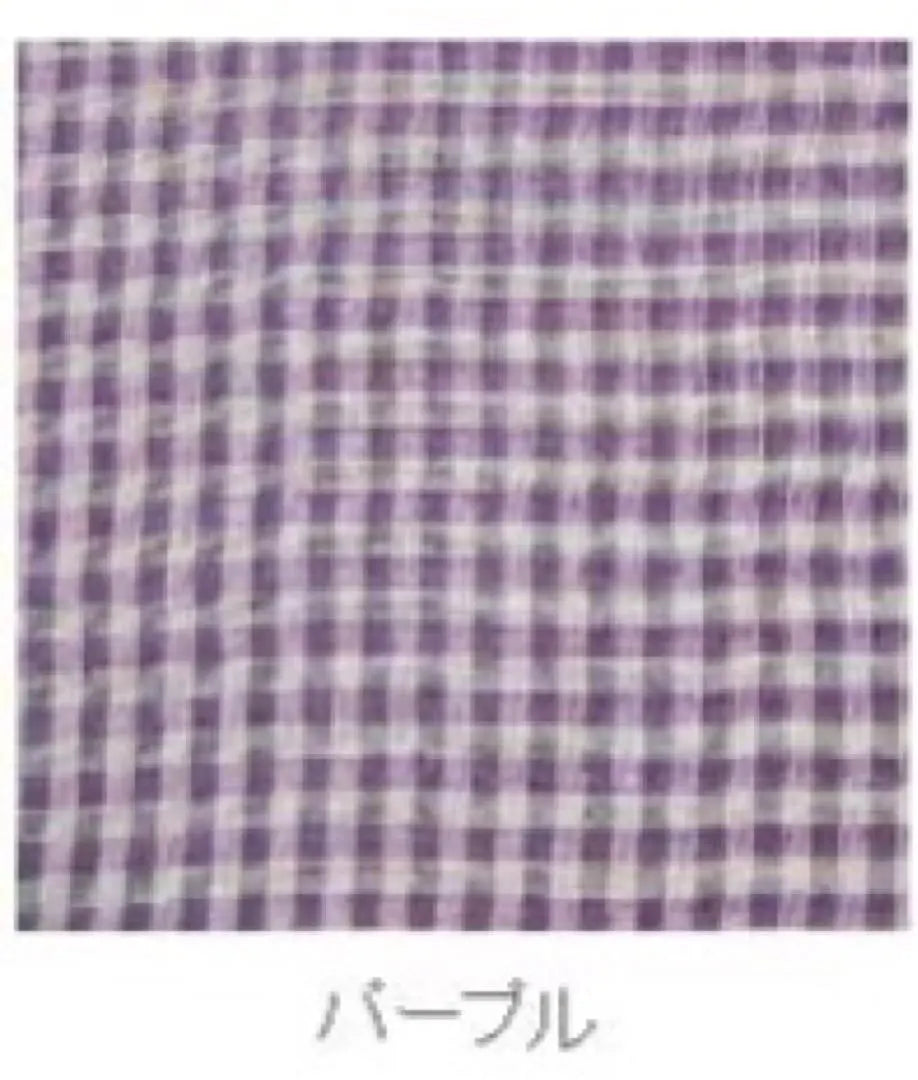 Checkered stole and shawl (lavender)