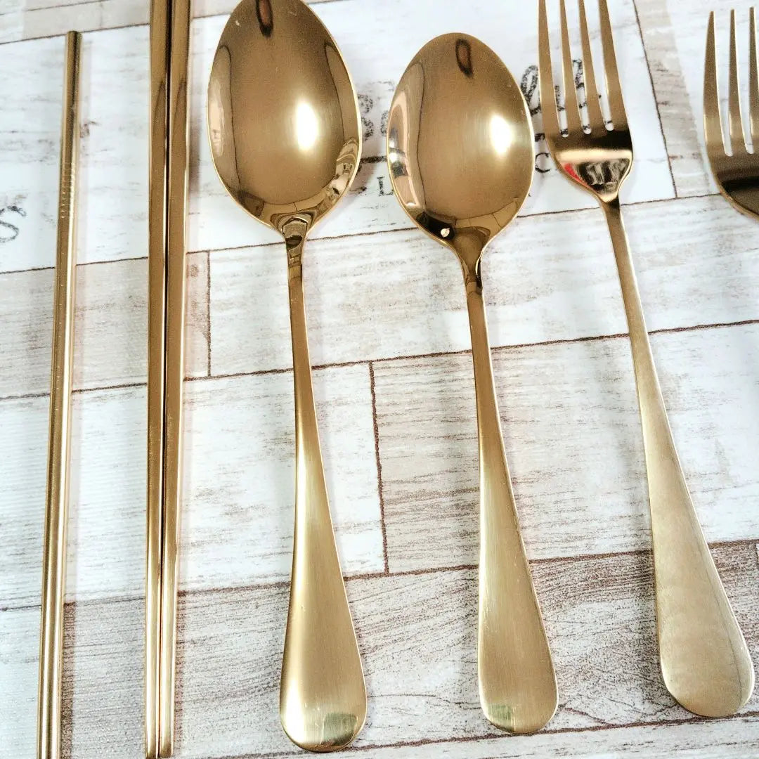 Anonymous delivery✨ Great bargain♥ Cutlery set 8 pieces Dinner fork Knife Dinner set