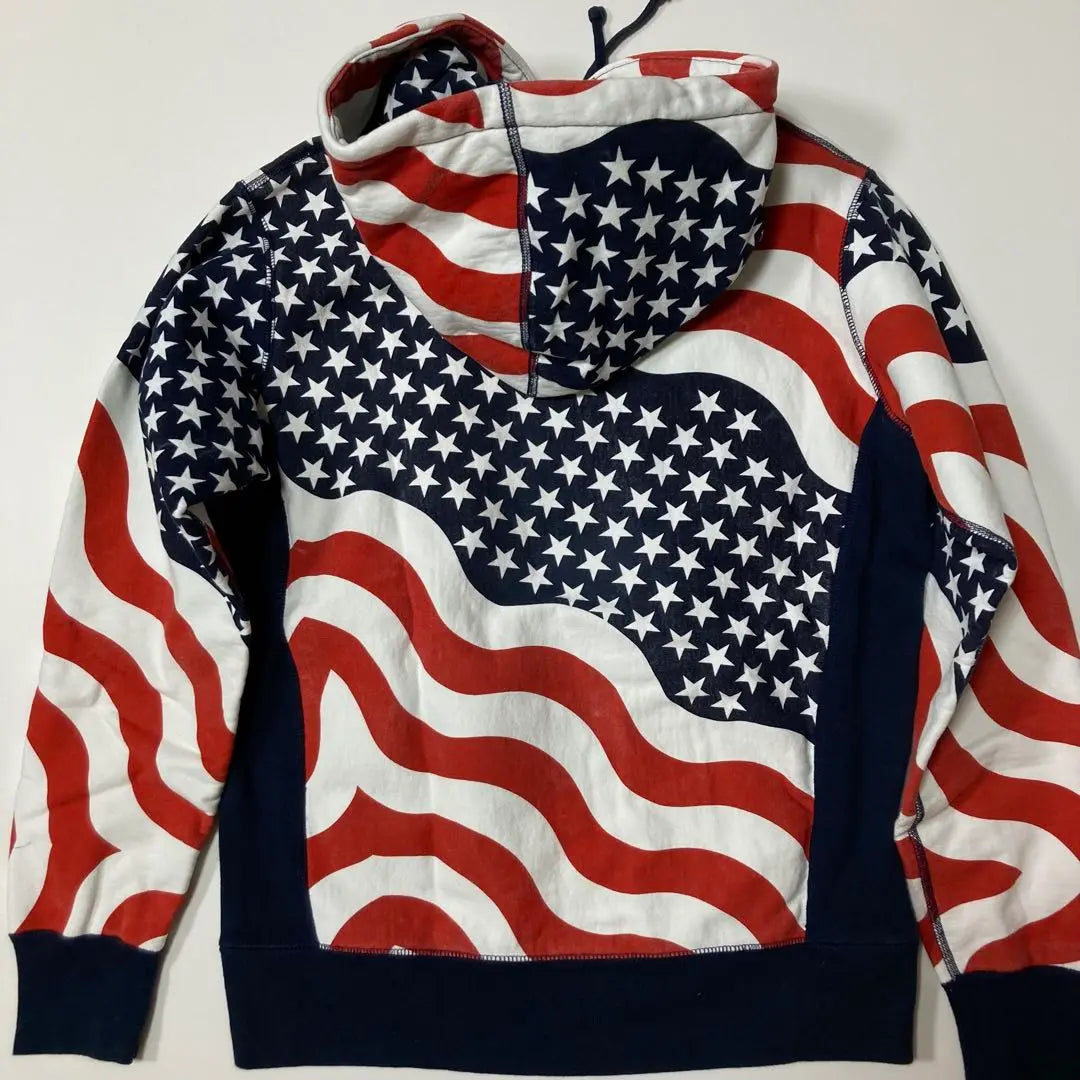 Supreme Box Logo Parka American Flag 14FW