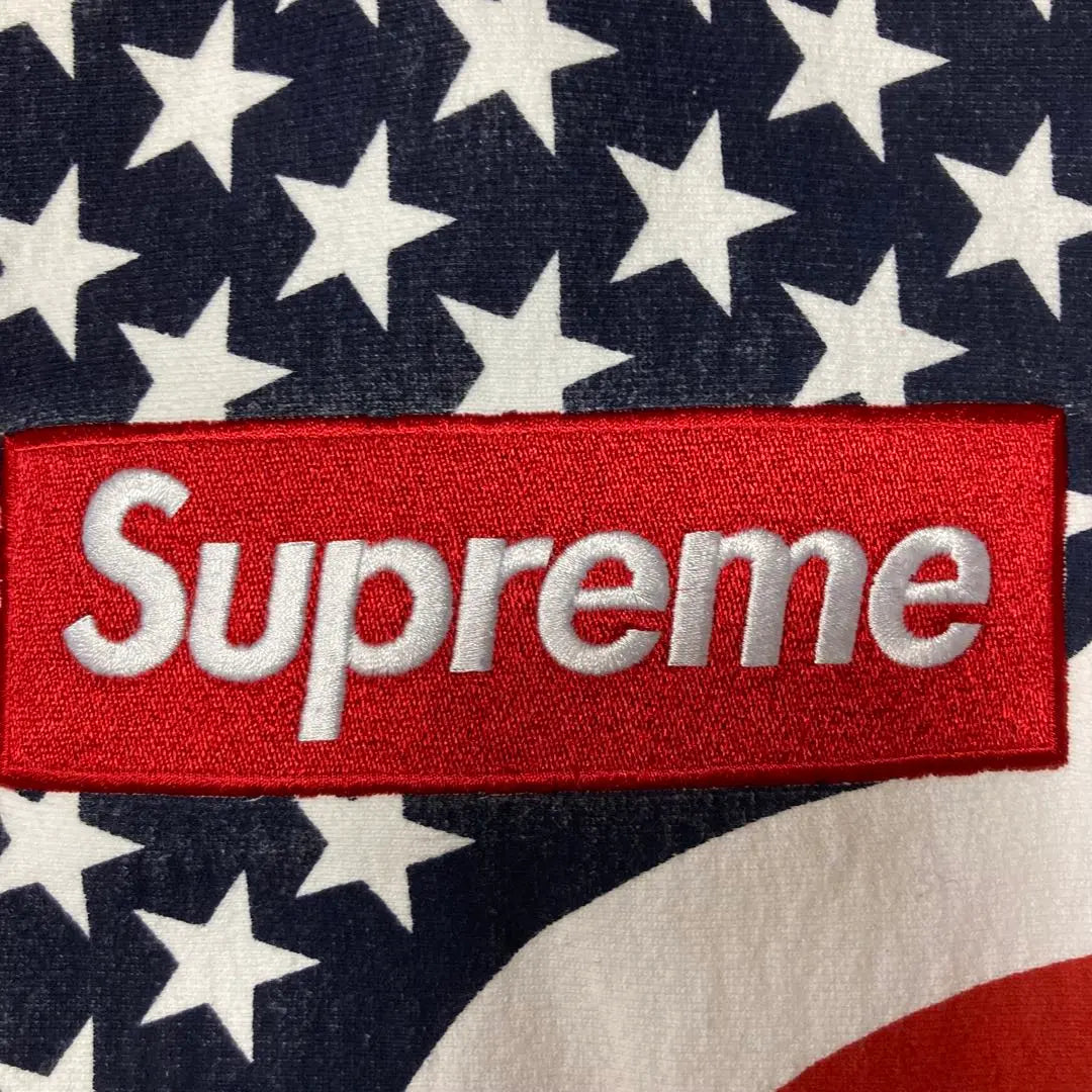 Supreme Box Logo Parka American Flag 14FW