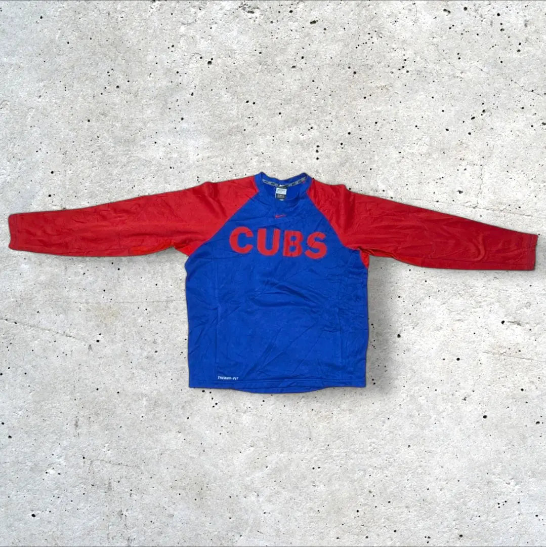 NIKE MLB Major League Baseball Chicago Cubs Therma Fit Long Sleeve M