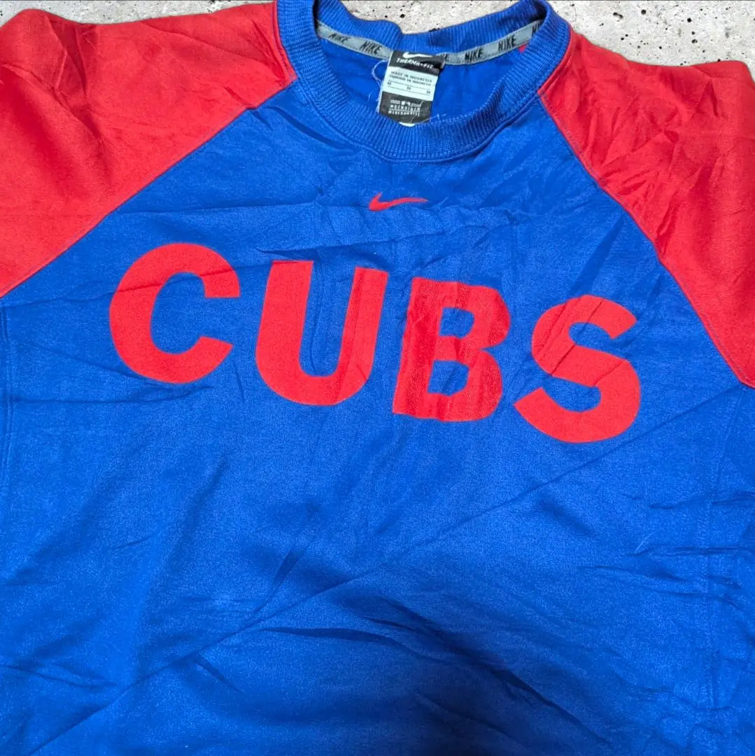 NIKE MLB Major League Baseball Chicago Cubs Therma Fit Long Sleeve M