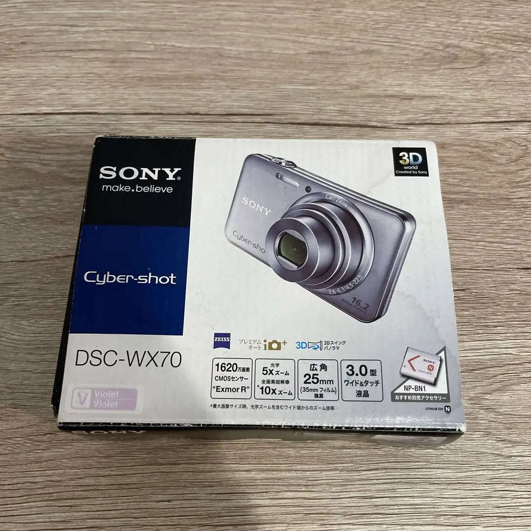 1731 SONY Cyber Shot Digital Camera DSC-WX70