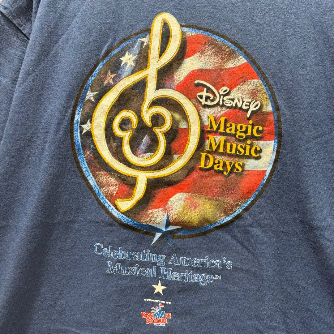 [Free Shipping] USA used clothes Disney Magic Music Days T -shirt