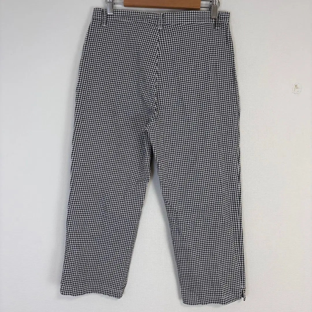 ◇Fendi [M] Half pants Houndstooth pattern Slim Beautiful stretch