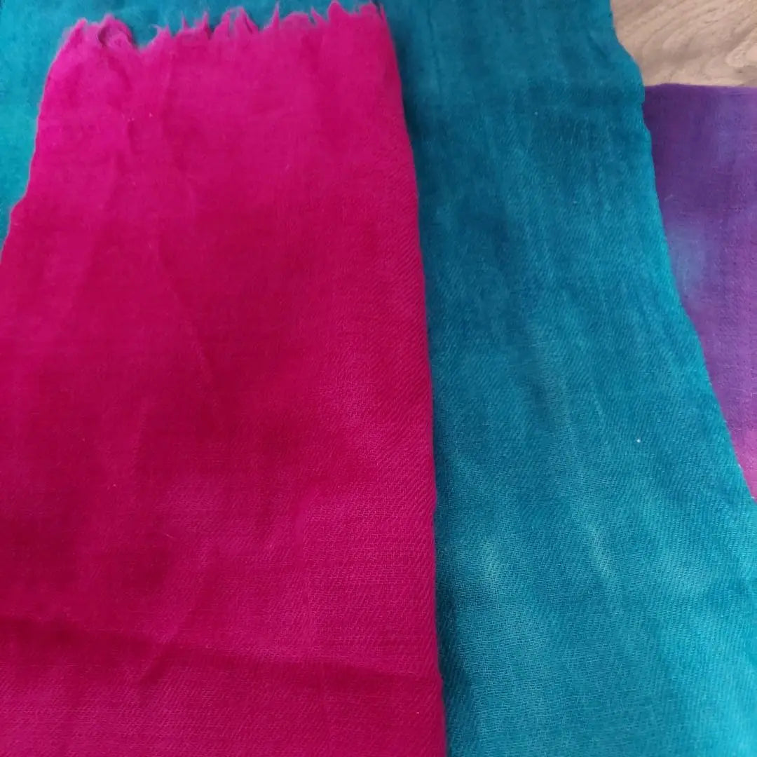 [Good condition] Stole, purple, pink, blue