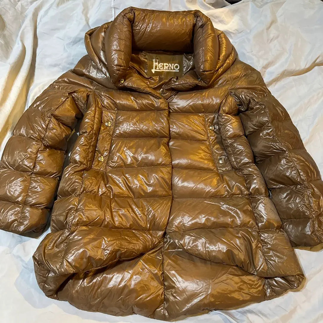 HERNO Brown Down Jacket Short Length | HERNO ブラウン ダウンジャケット ショート丈