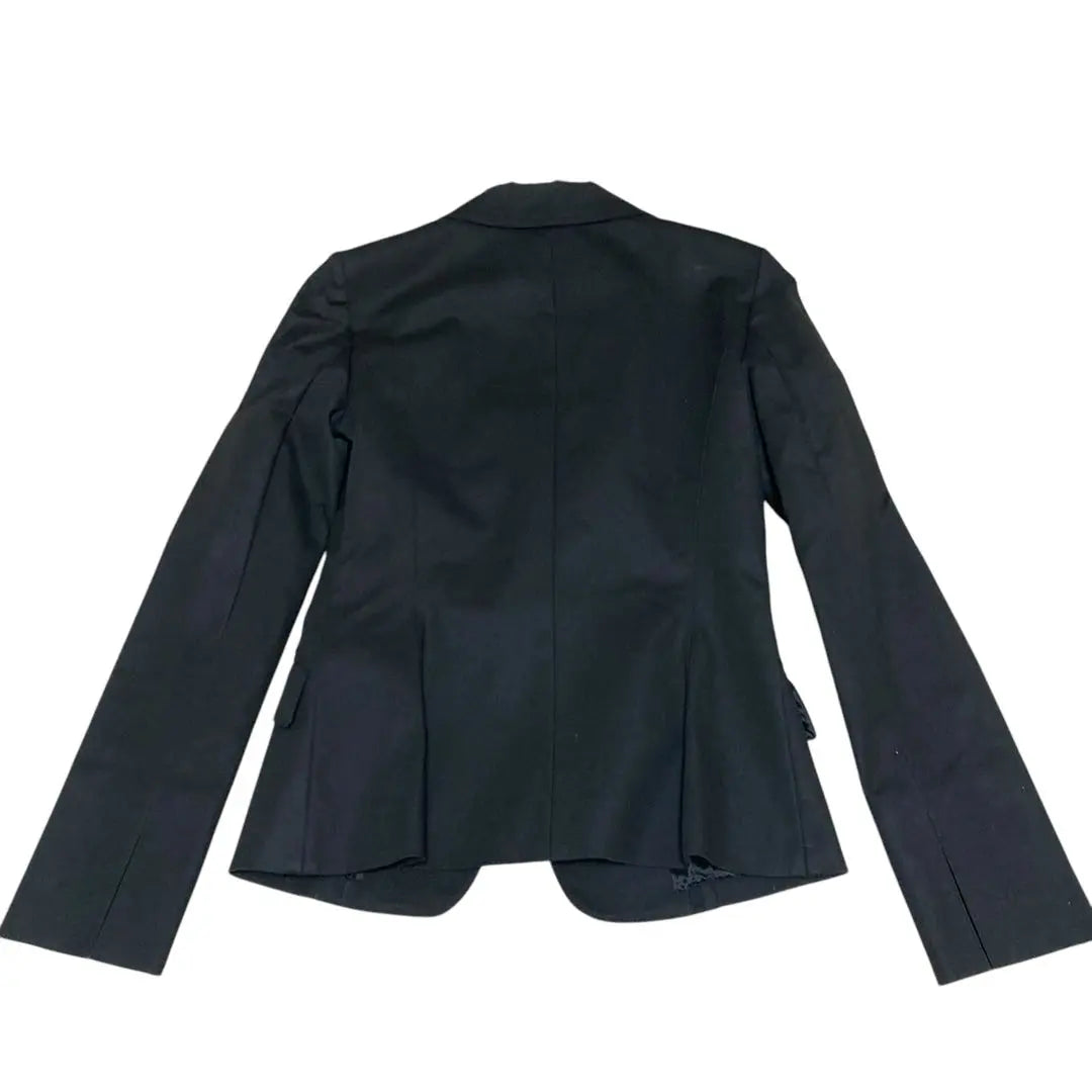 [Estándar] Chaqueta a medida Cud -shaence negra 36 Oficina | 【定番】クードシャンス ツイード テーラード ジャケット ブラック36 オフィス