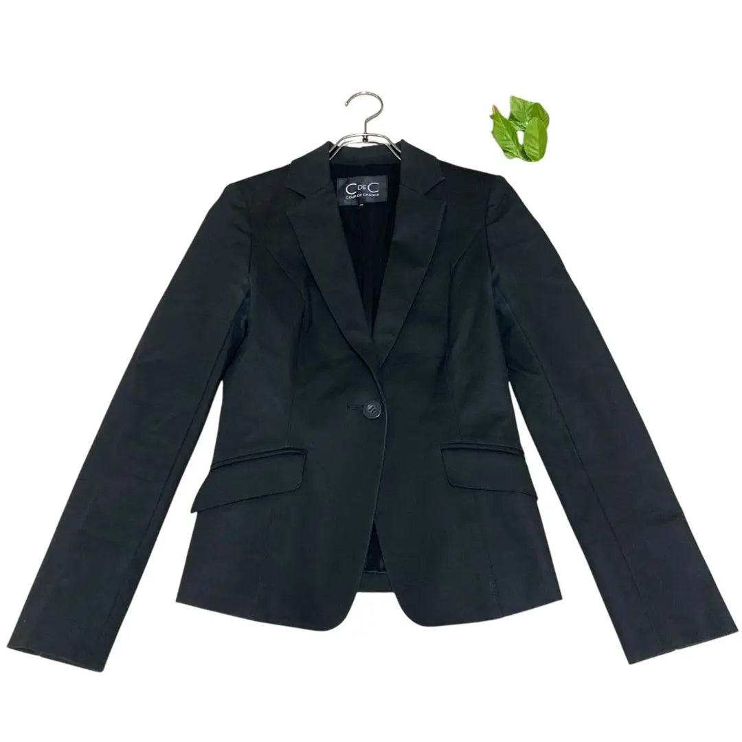 [Standard] Cud -shaence Tailored Tailored Jacket Black 36 Office