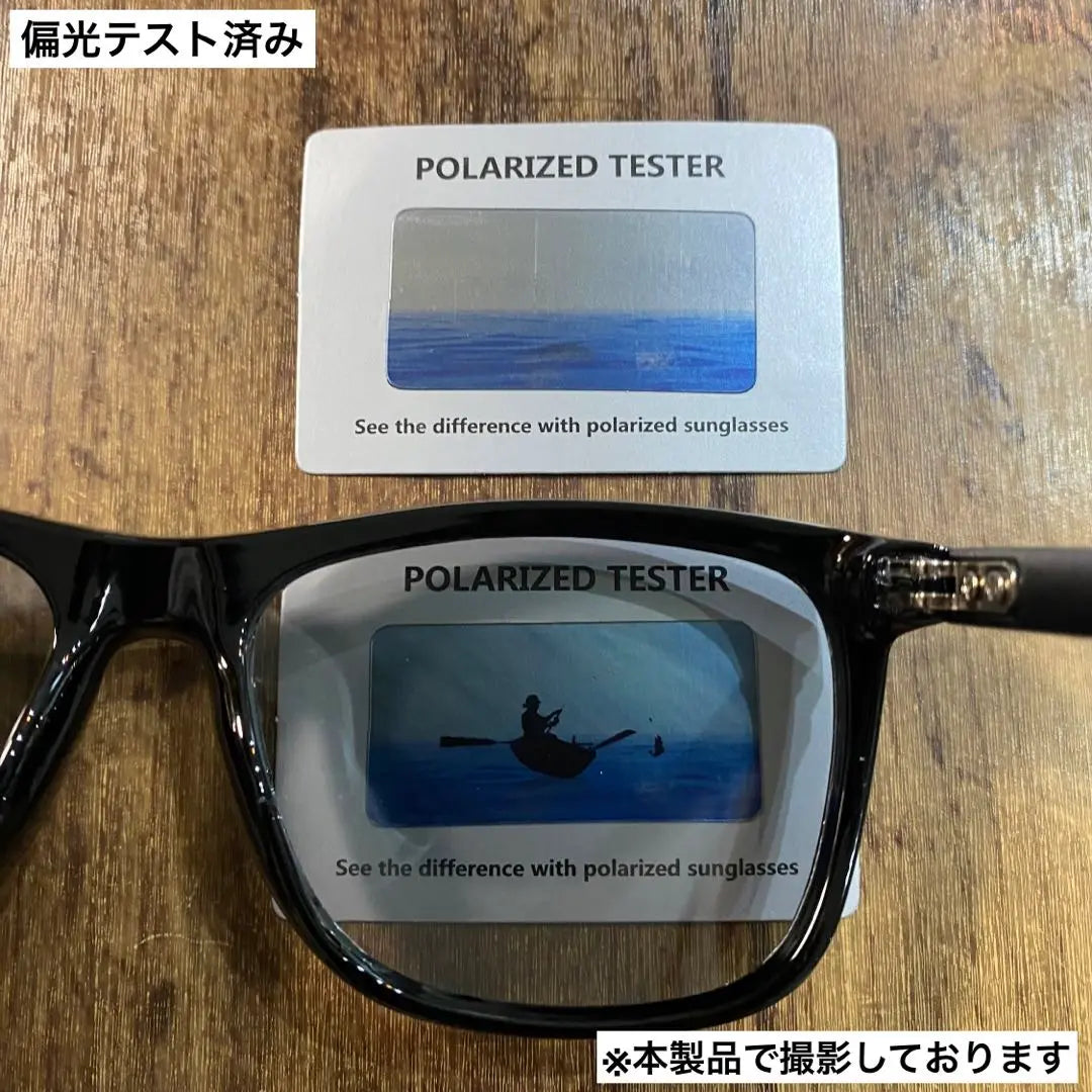 ⭐️Polarized sunglasses⭐️UV400⭐️Colored lenses [Grey↔︎Black] Bass fishing⭐️Automatic dimming