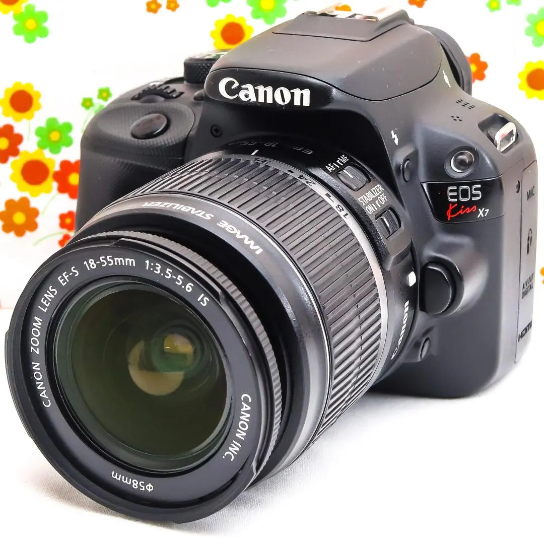 Belleza CANON KISS X7 ☆ Transferencia de teléfono inteligente ☆ Alta calidad de imagen / ultraligero ☆ Recomendado para principiantes ♪ | 美品 Canon Kiss X7☆スマホ転送☆高画質・超軽量☆初心者おすすめ♪