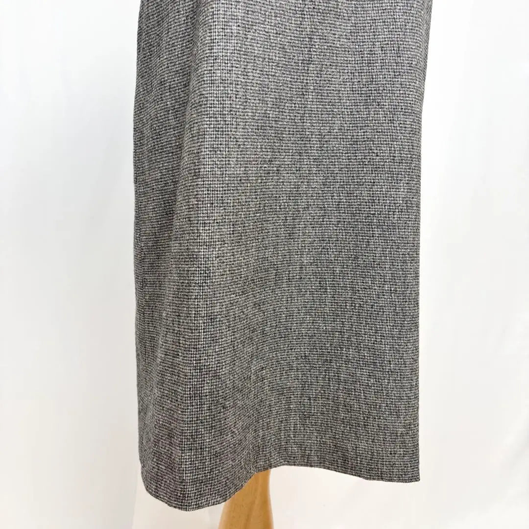 Theory Luxe Knee-length Dress Short Sleeve Tight Skirt Wool Gray M