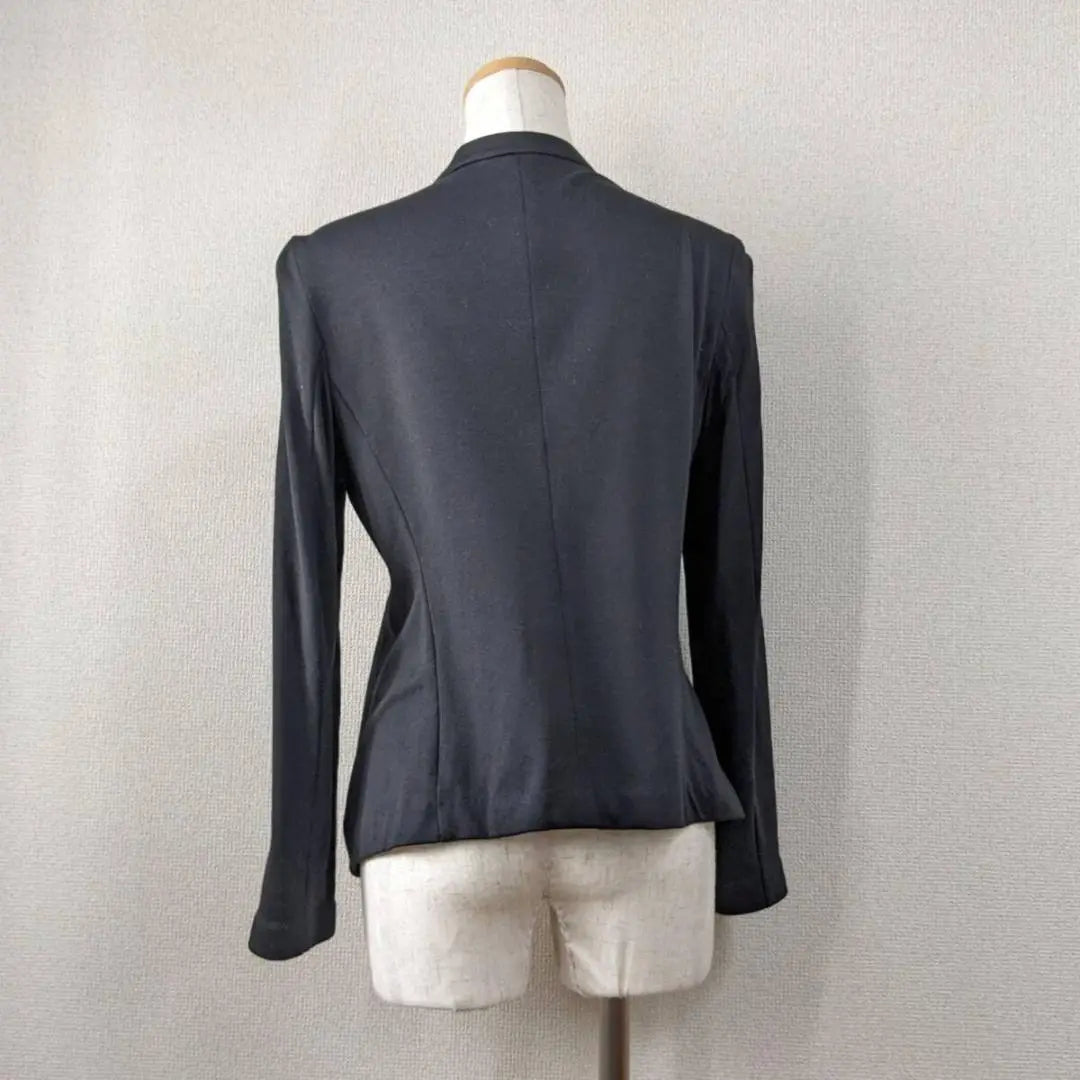 [ICB] Collarless jacket 4 XL black black home washable formal