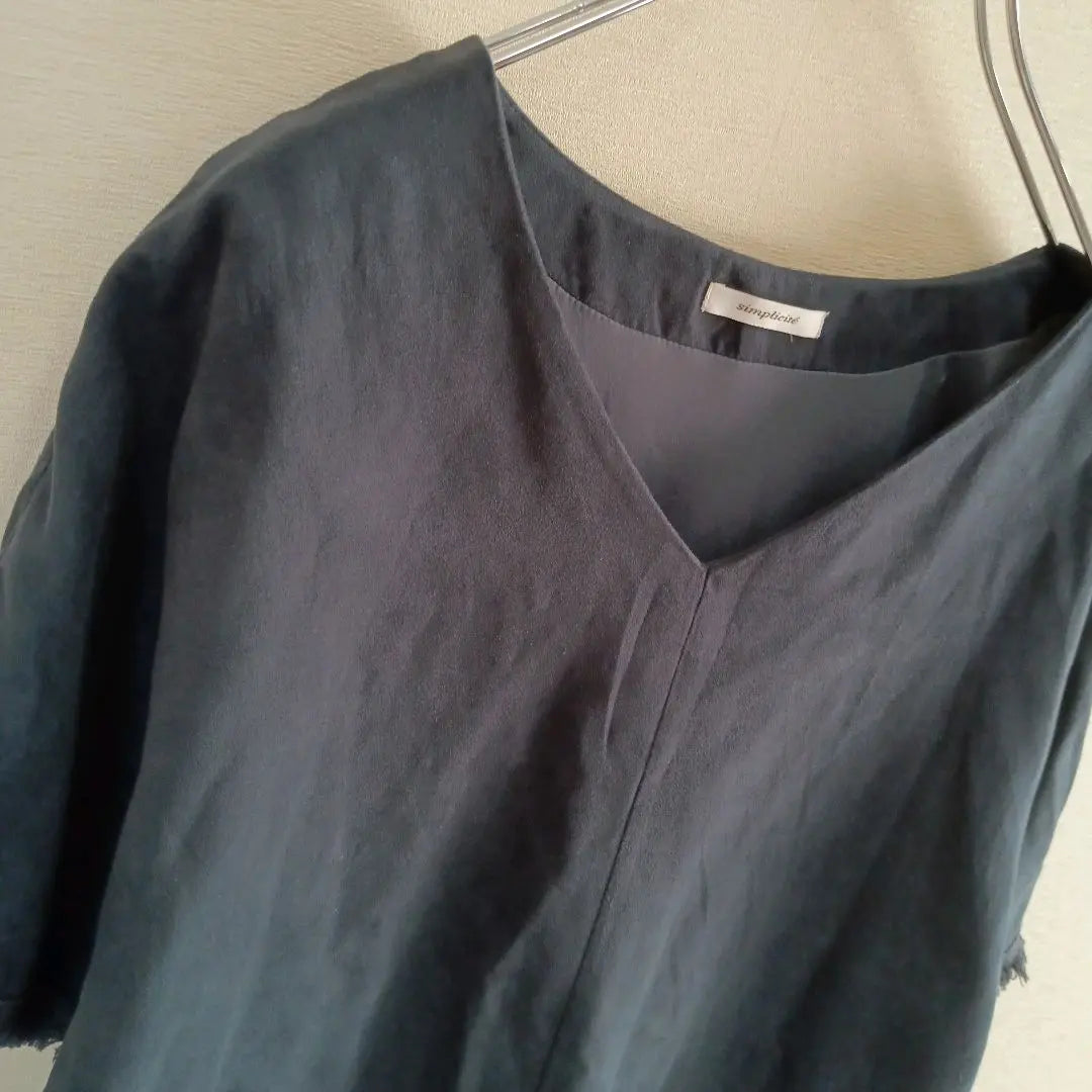 ◆Simplicity◆ Short sleeve tops F Tunic length suede Spring/Autumn ◆c1334