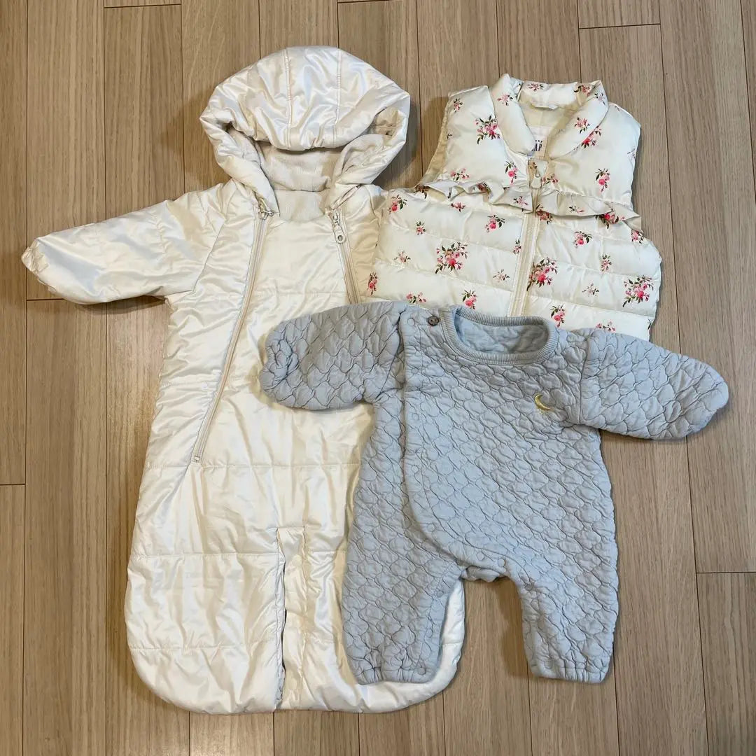 Baby clothes set of 3, outerwear and coveralls sold in bulk