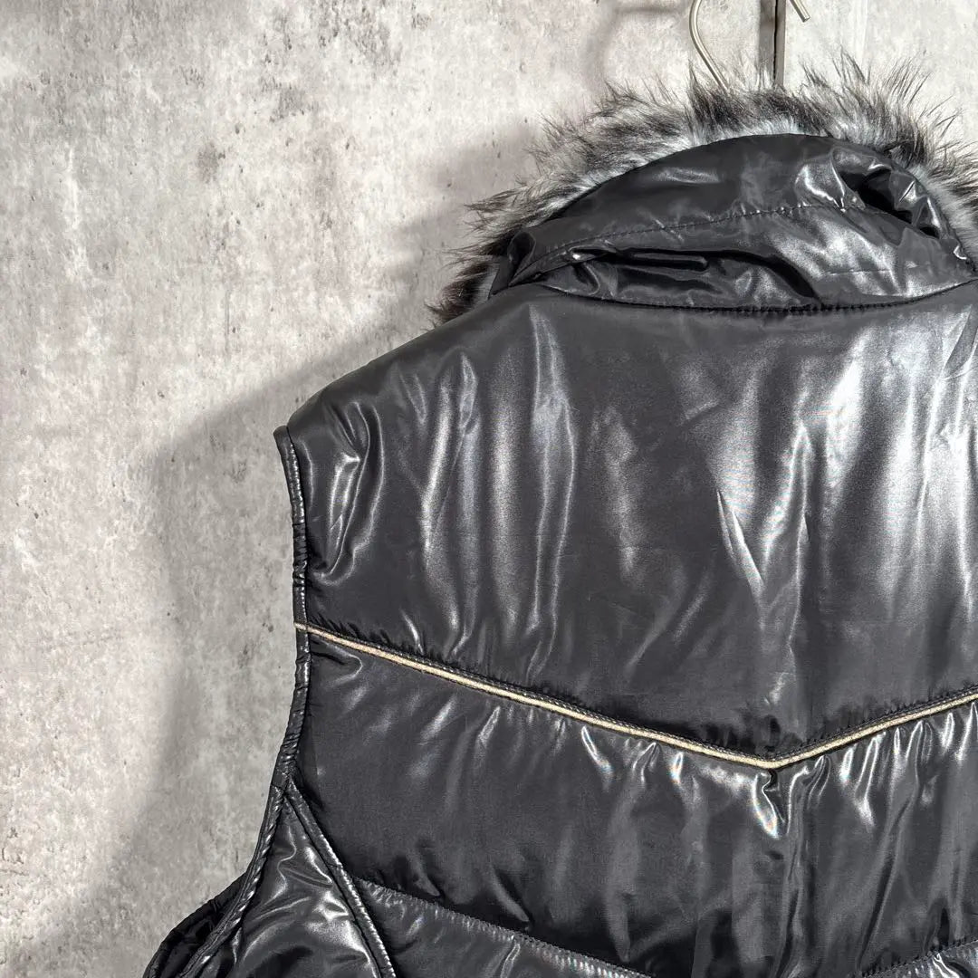 [00S_ARCHIVE] FURCOLLARDOWNVEST Heisei Grunge Y2K