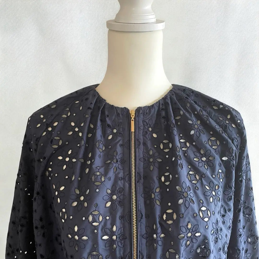 Unused ☆ ANAYI Price 60,000 Embroydary Blouson Jacket Embroidery