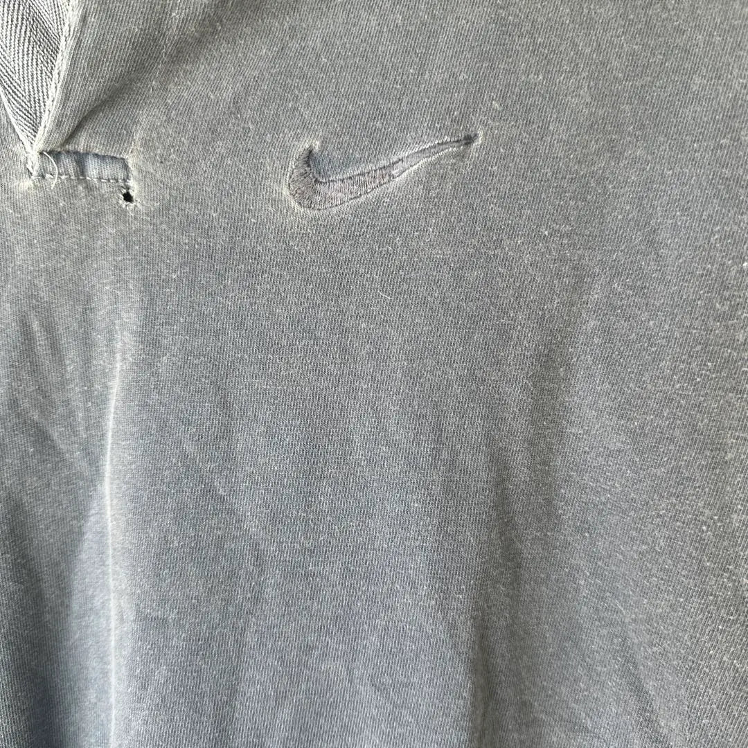 ▽31 Polo con estampado en la espalda NIKE de los años 90 y Swoosh bordado