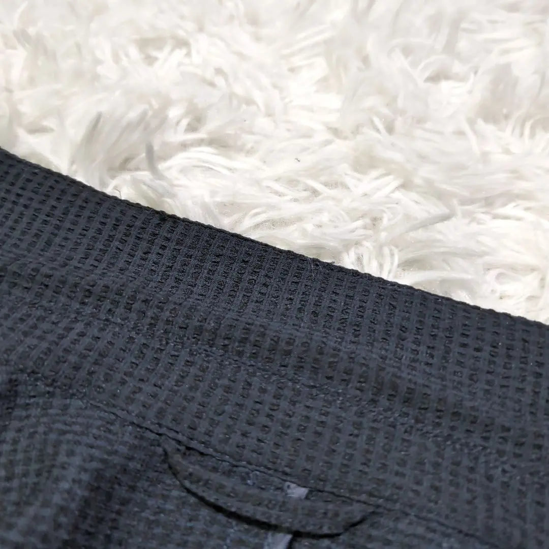 Unused grade✨️Second Style Jacket Pants Seesucker Navy Blue L Stretch