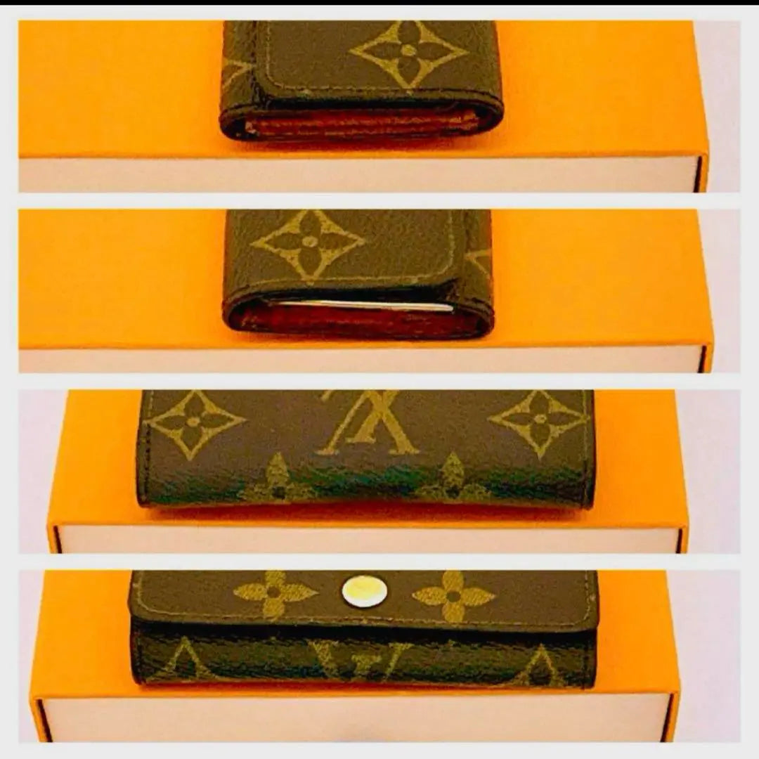 Precio limitado!! ️ Estuche para llaves Louis Vuitton Monogram Multicle Producto genuino nacional