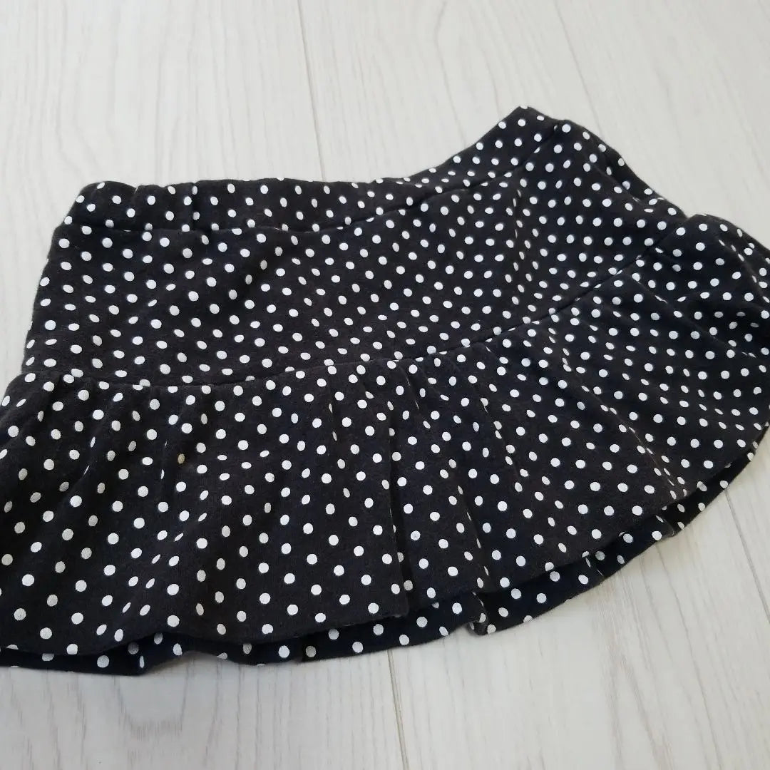 Falda negra para niñas, venta al por mayor, juego de 4, 90, 100