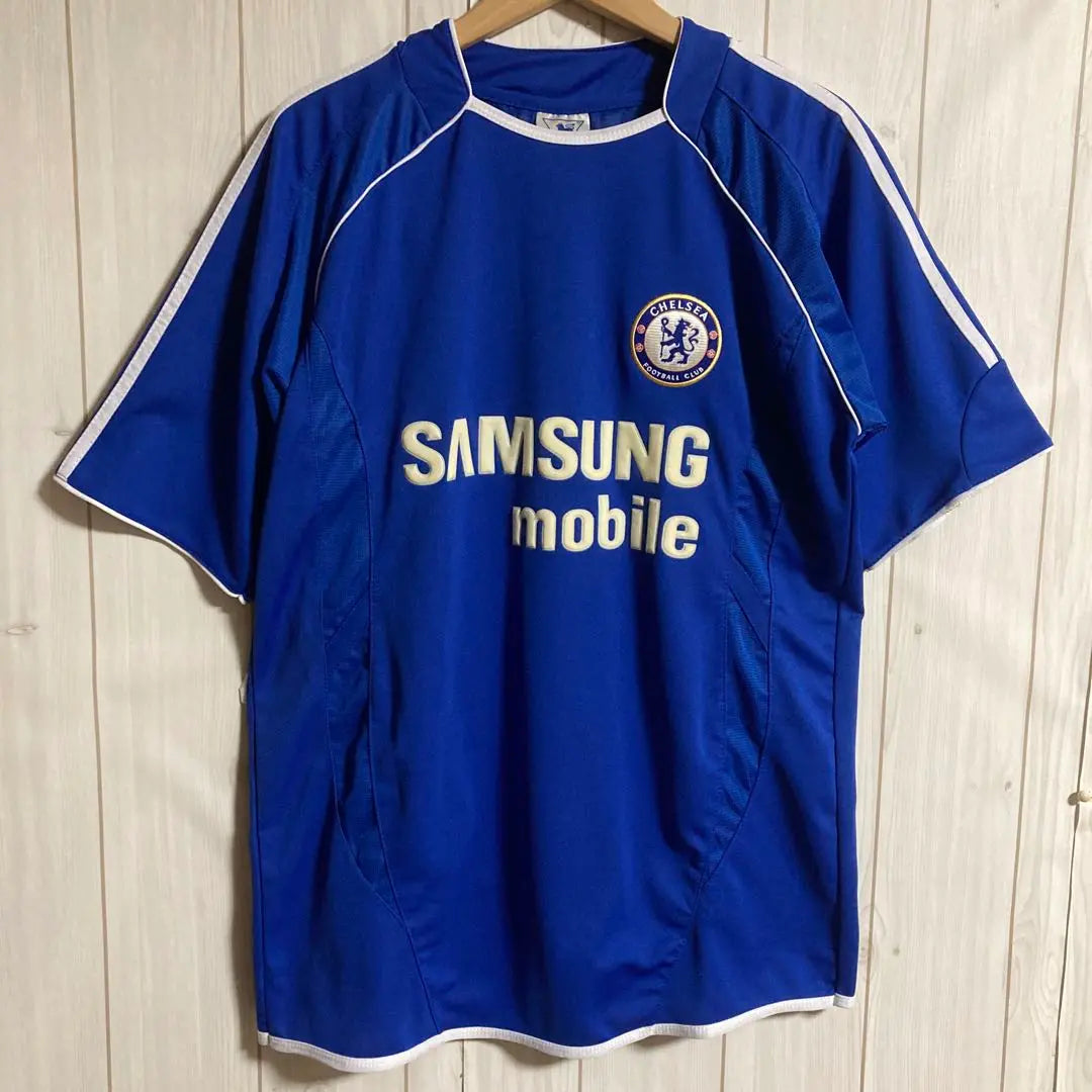 00S Chelsea FC Dogba 11th Vintage Soccer Uniform Game Shirt