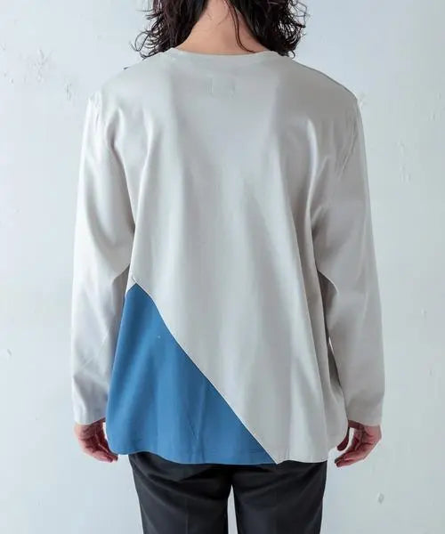 Asymmetric color scheme switching pullover