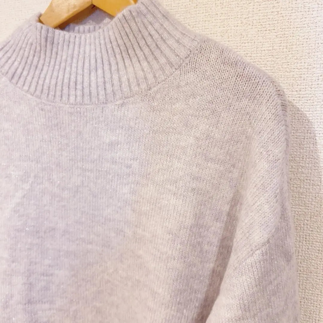 Vis/Screws Spring knit pullover with glitter thread