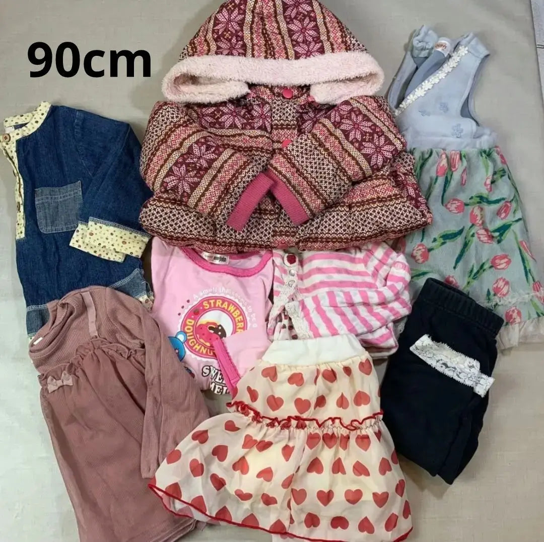 [GW15] Ropa infantil Niñas Niñas 90㎝ Invierno 8 puntos Venta al por mayor