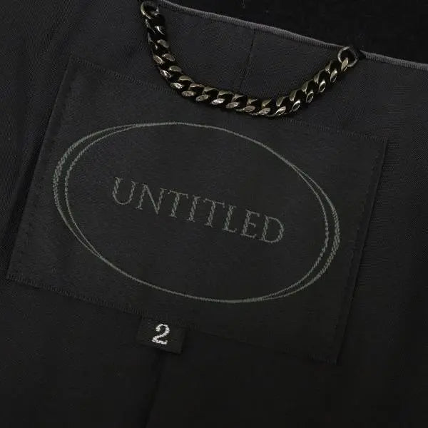 B4534 ■Untitled Stand collar wool coat 2