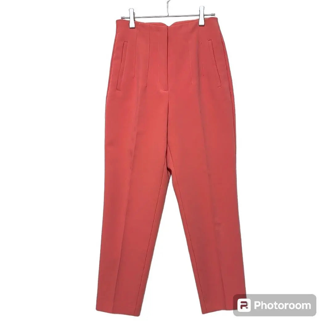 [ZARA] High-waisted tucked center press pants S slacks