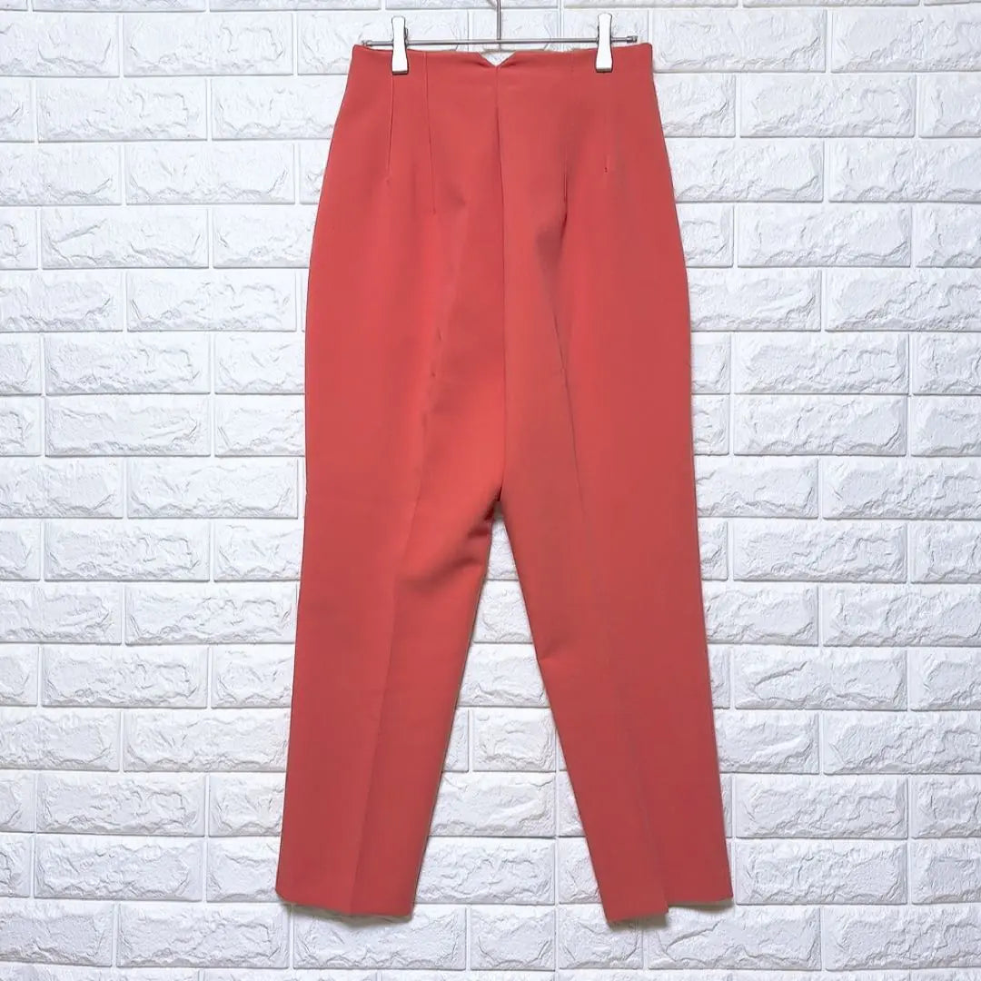 [ZARA] High-waisted tucked center press pants S slacks