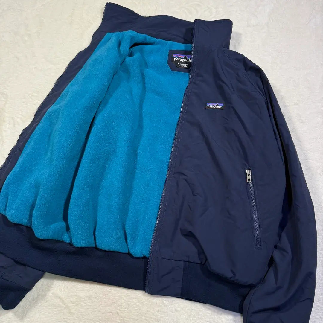 Chaqueta Patagonia Sheld Cinchira para hombre, equivalente a L, azul marino