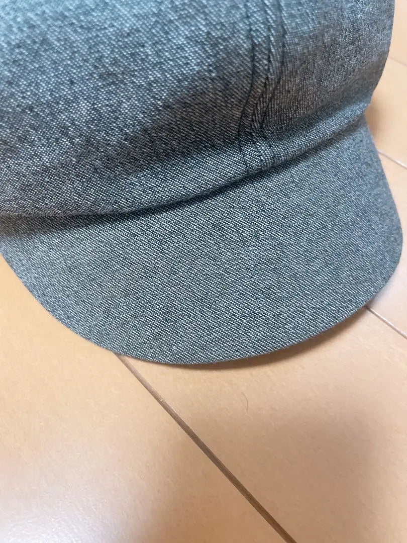 Casqueta estilo denim gris 6 paneles