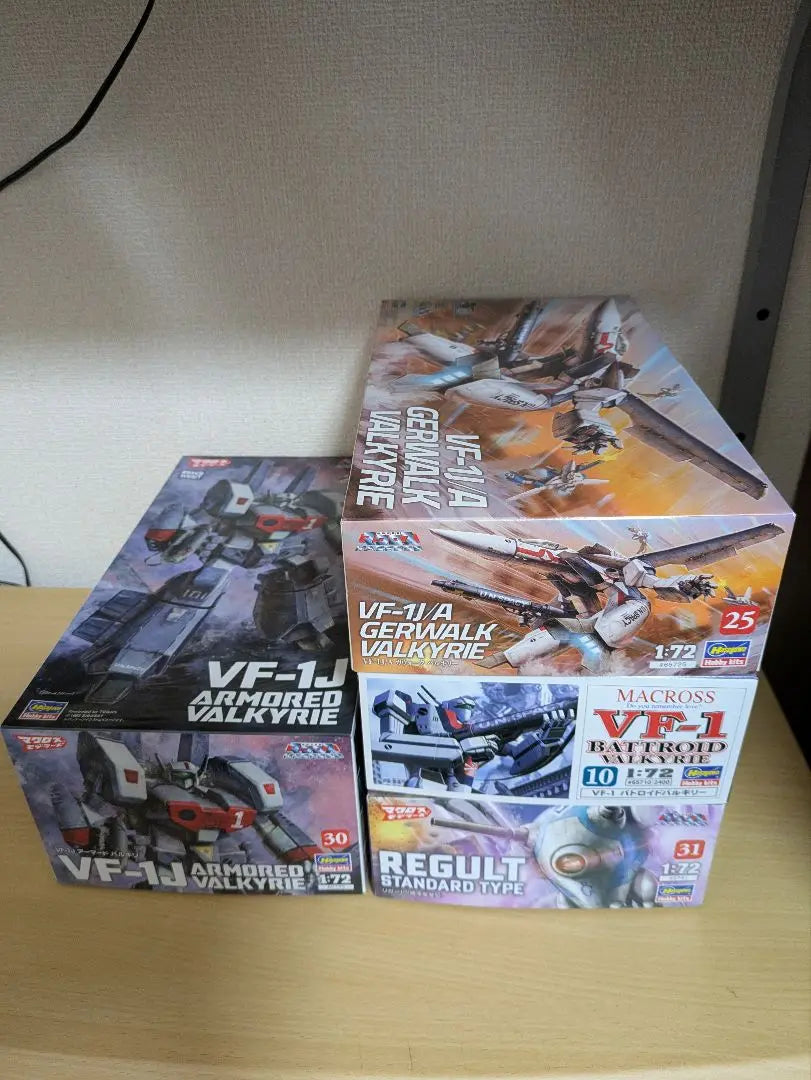 [Unassembled] Hasegawa Macross Plastic Model Set of 4 Types