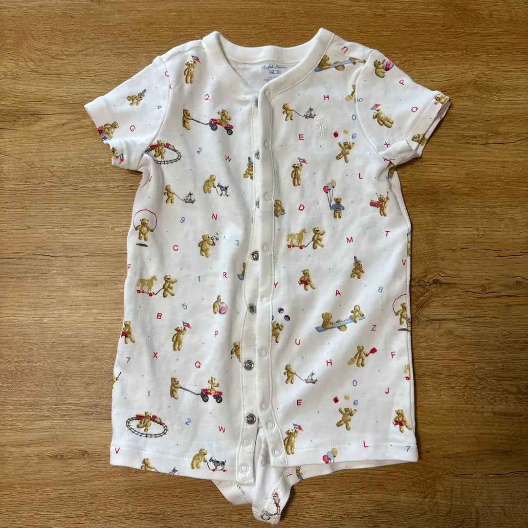 Ralph Lauren Polo Bear Romper 9M 75