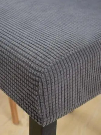 Chair cover, dark gray, 4 chair cover, plain seat, backrest, Nordic 1 | 椅子 イス カバー　濃灰　4枚　チェアカバー 無地 座面 背もたれ 北欧　1