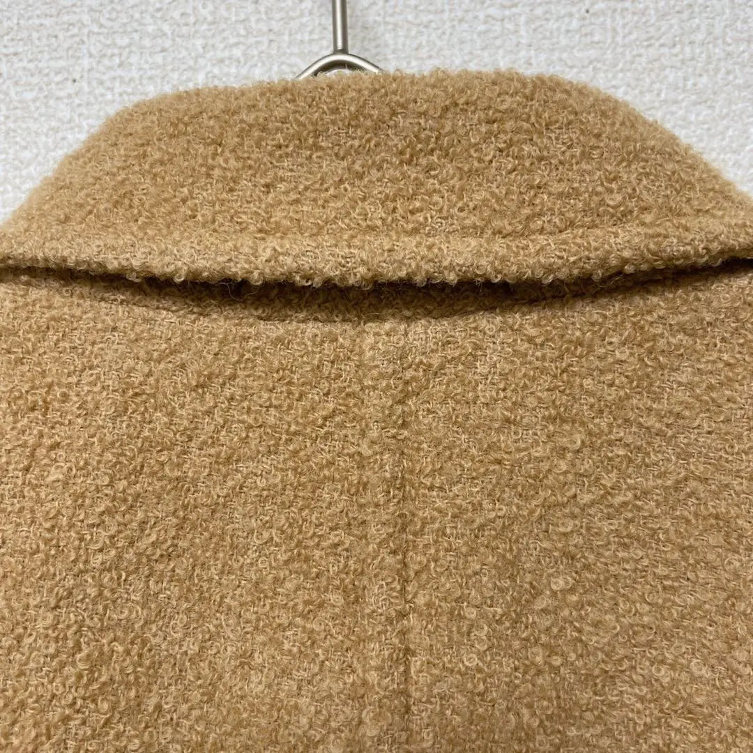 [ROPE] Stainless Collar Jacket Made in Japan Wool 90 Light Brown S