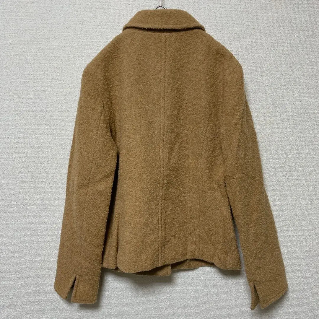 [ROPE] Stainless Collar Jacket Made in Japan Wool 90 Light Brown S