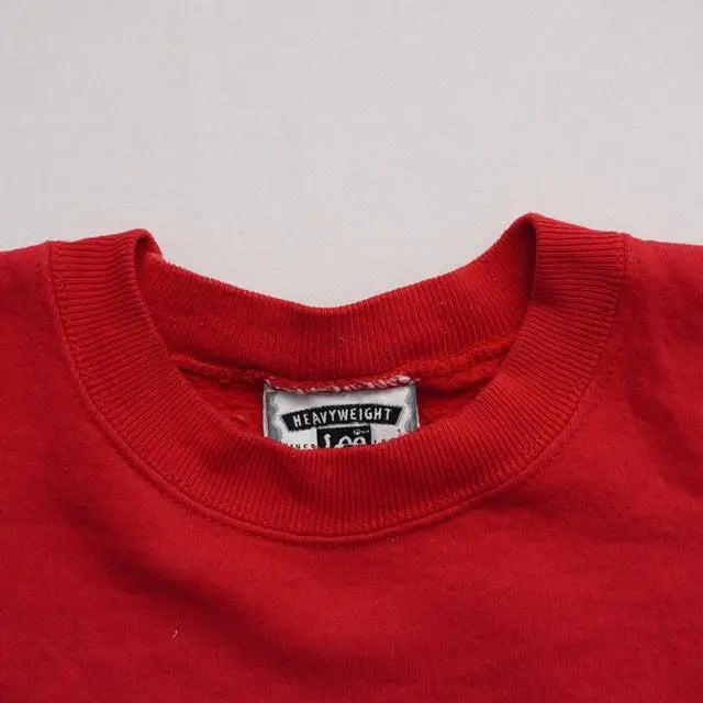 MADE IN USA 90s LEE Sweatshirt Red USA Vintage Clothes