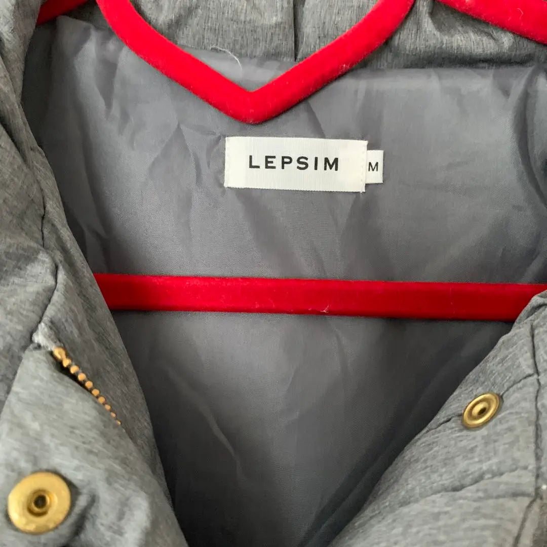 LEPSIM Chaqueta De Plumas Gris M Beauty | LEPSIM グレー ダウンジャケット M 美品